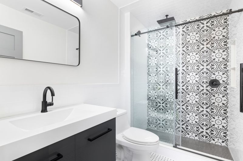 Monochrome Modern Shower